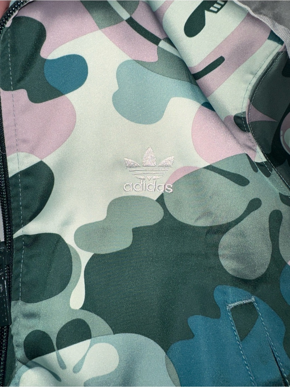 RARE ADIDAS Womens Hattie BB Track Jacket Limited Edition Happy Face. - Picture 7 of 10